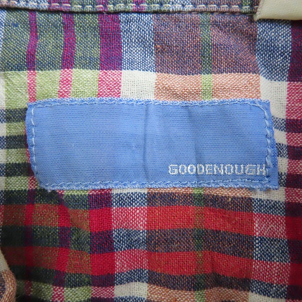 実際に弊社で買取させて頂いたGOODENOUGH/グッドイナフ 半袖シャツ の画像 2枚目