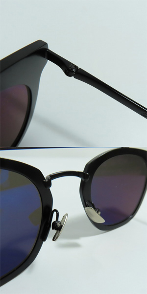 実際に弊社で買取させて頂いたSaint Laurent Paris/サンローランパリ SL28 METAL コンビネーションサングラスの画像 4枚目