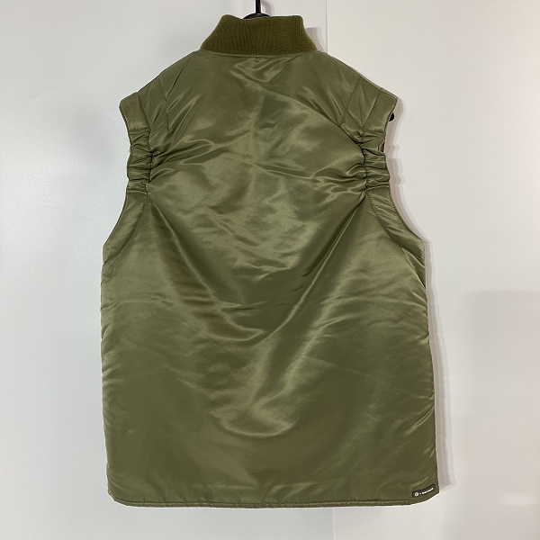 実際に弊社で買取させて頂いたuniform experiment/ユニフォームエクスペリメント US NAVY ミリタリーZIPベスト/UE-112122/2の画像 1枚目