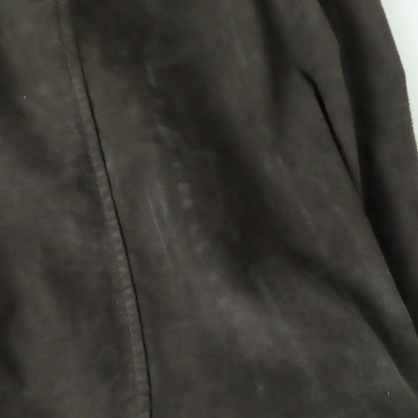 実際に弊社で買取させて頂いたTHE CRIMIE/ザ クライミー STRETCH SUEDE WESTERN JACKET/ストレッチ スエード レザージャケット/ラムレザー CR1-02B5-JK09/Lの画像 4枚目