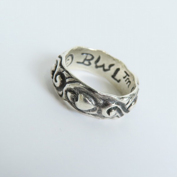 実際に弊社で買取させて頂いたBILL WALL LEATHER/ビルウォールレザー ハートリング/17-17.5号