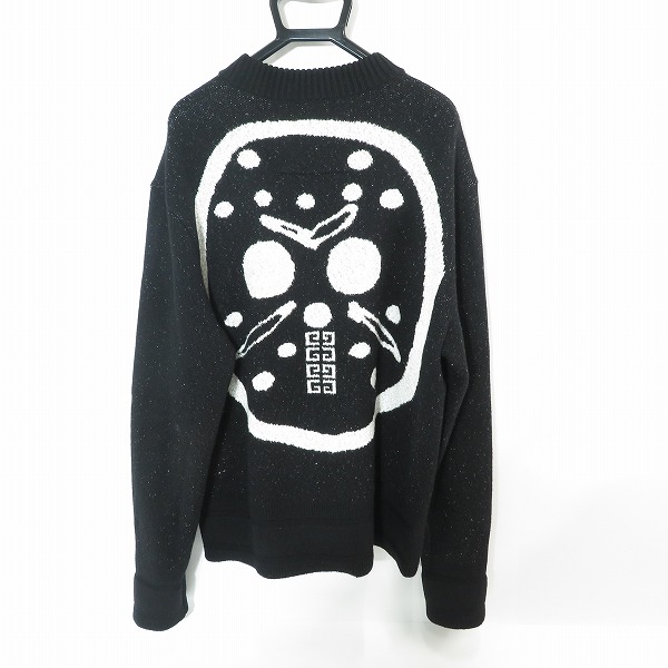 実際に弊社で買取させて頂いたGivenchy/ジバンシィ Black Chito Edition Hockey Mask Crewneck Sweater ニット BM90GY4Y9A/Sの画像 1枚目