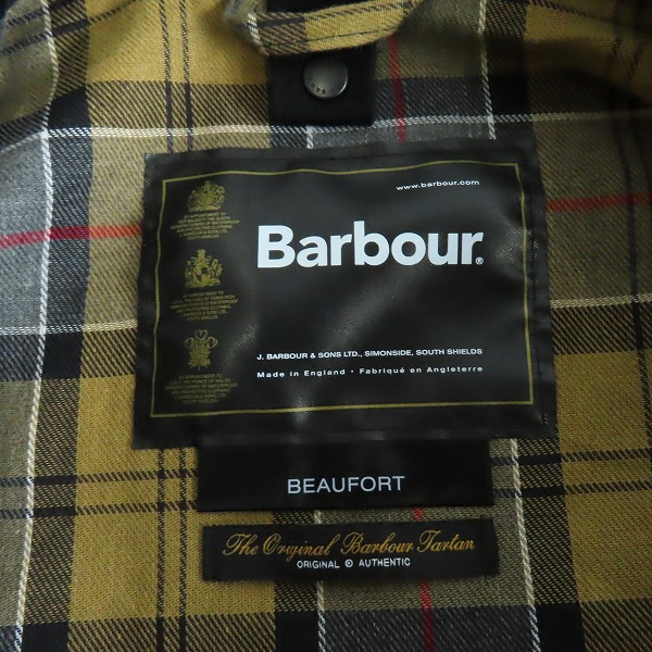 実際に弊社で買取させて頂いたBarbour/バブアー BEAUFORT WAX JACKET ビューフォート ワックスコーティング ジャケット MWX0017NY9138 38の画像 2枚目