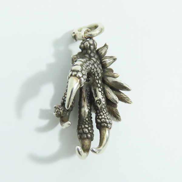 実際に弊社で買取させて頂いた【ギャラ付き】Bloody Mary/ブラッディマリー ナイトレイブン ペンダント w/ホワイトトパーズの画像 2枚目