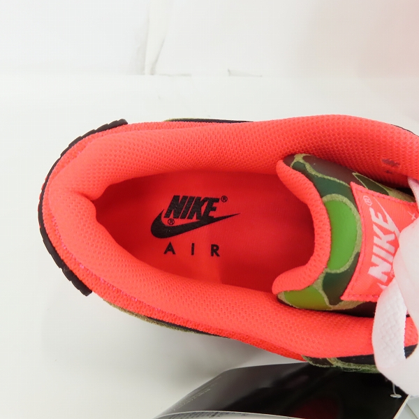 実際に弊社で買取させて頂いた【未使用】NIKE×atmos/ナイキ×アトモス AIR MAX 90 SP REVERSE DUCK CAMO/リバース ダック カモ CW6024-600/27.5の画像 4枚目