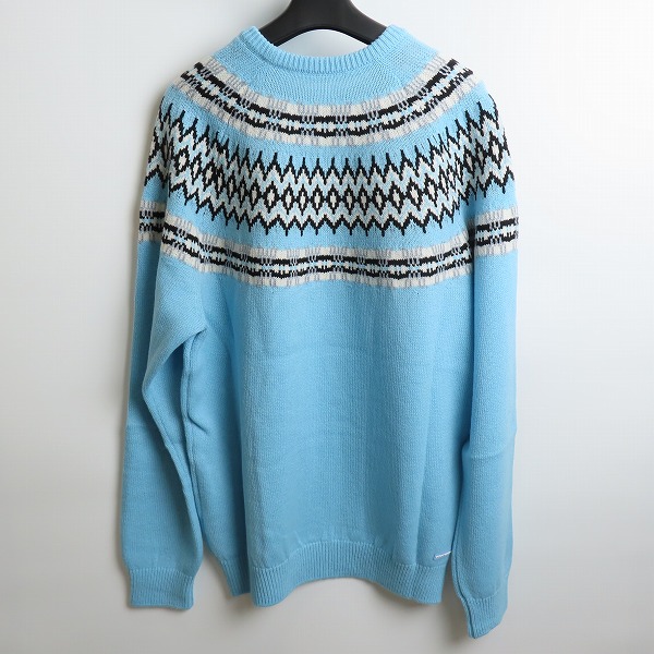 実際に弊社で買取させて頂いたuniform experiment/ユニフォームエクスペリメント 22AW NORDIC CREWNECK KNIT クルーネックニット/セーター UE-222042/3の画像 1枚目