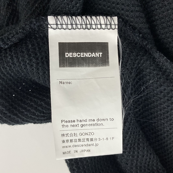 実際に弊社で買取させて頂いたDESCENDANT/ディセンダント タンクトップ カットソー 1の画像 4枚目