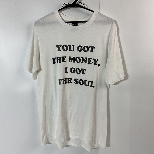 実際に弊社で買取させて頂いたNUMBER (N)INE/ナンバーナイン 03SS カート期 YOU GOT THE MONEY, I GOT THE SOUL ホワイト 3