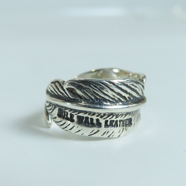 実際に弊社で買取させて頂いたBWL/Bill Wall Leather/ビルウォールレザー シルバー フェザーリング 14.5-15.5号の画像 1枚目