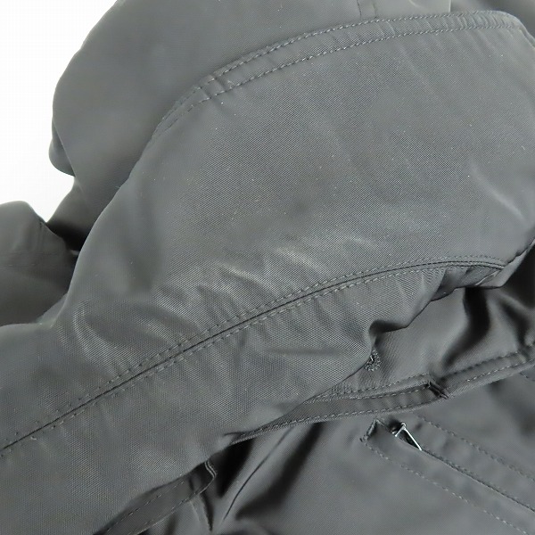 実際に弊社で買取させて頂いたNISHIKAWA DOWN×nano universe/西川ダウン×ナノユニバース ステンカラーコート NUC44DW0672TS ブラック/Sの画像 6枚目