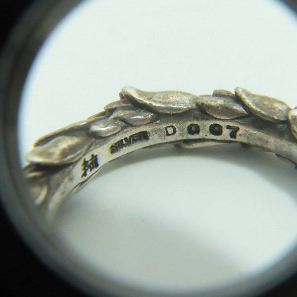 実際に弊社で買取させて頂いた【ギャラ付き】Bloody Mary/ブラッディマリー Snowdrop/スノー ドロップ リング w/4ダイヤモンド 17号の画像 6枚目