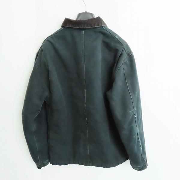 実際に弊社で買取させて頂いたCarhartt/カーハート USA製 Arctic Traditional Coat/カバーオール キルトライニング ダック地 ジャケット C03 BLK/40の画像 1枚目
