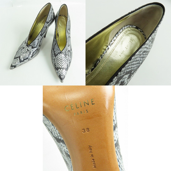 実際に弊社で買取させて頂いたCELINE/セリーヌ  パンプス/ヒール/2点セットの画像 1枚目