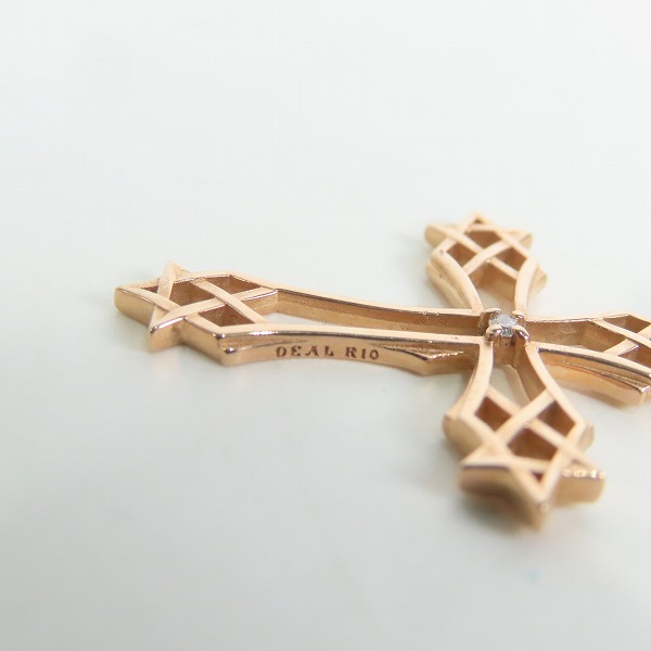 実際に弊社で買取させて頂いたDEAL DESIGN/ディールデザイン K10 スターブレイドクロスペンダント 394172の画像 4枚目