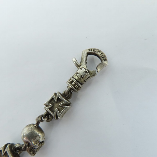 実際に弊社で買取させて頂いたDEAL DESIGN/ディールデザイン スカルズアンドクロスチェーン ネックレス の画像 2枚目