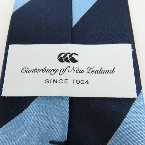実際に弊社で買取させて頂いたCANTERBURY/カンタベリー 斜線柄 ネクタイの画像 1枚目