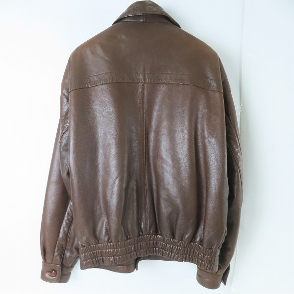 実際に弊社で買取させて頂いたLOEWE/ロエベ レザーブルゾン/ボンバージャケット 821/50の画像 1枚目