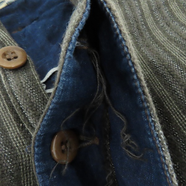 実際に弊社で買取させて頂いたSUGAR CANE/シュガーケーン ストライプ パンツ/42の画像 6枚目