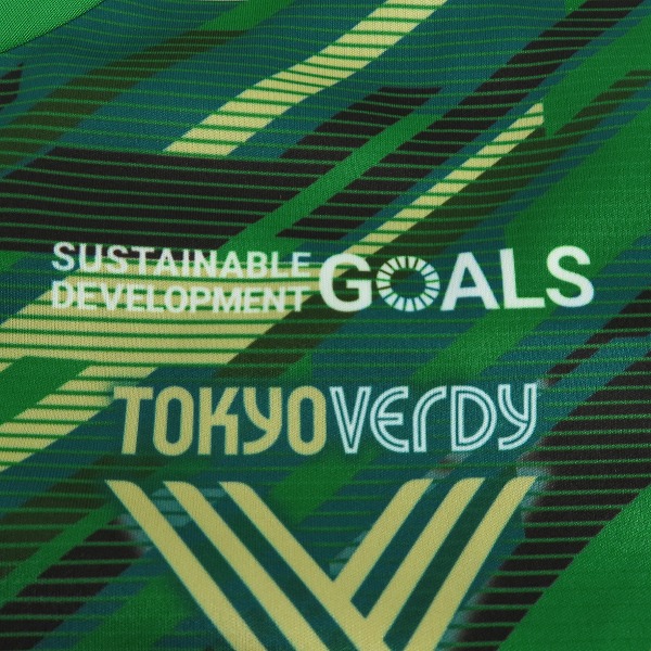 実際に弊社で買取させて頂いたATHLETA/アスレタ 東京ヴェルディ 半袖トレーニングシャツ サッカーユニフォーム　XOの画像 6枚目