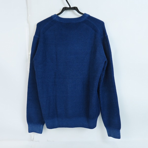 実際に弊社で買取させて頂いたBEAUTY&YOUTH UNITED ARROWS/ビューティーアンドユース BY ウォッシャブル フェード アゼ ニット Lの画像 1枚目