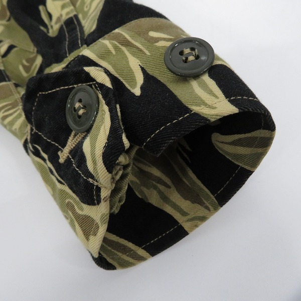 実際に弊社で買取させて頂いたBUZZ RICKSON'S/バズリクソンズ ゴールドタイガーパターン カモフラージュ コンバットジャケット BR14581/38の画像 5枚目