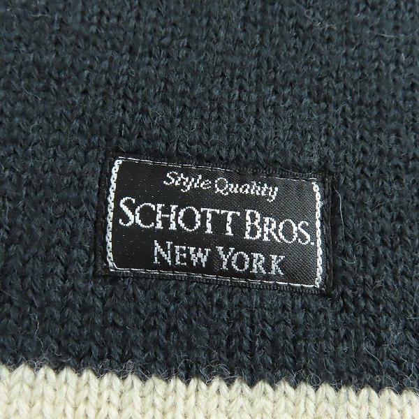 実際に弊社で買取させて頂いたSchott/ショット PERFECTOロゴ マフラー の画像 4枚目