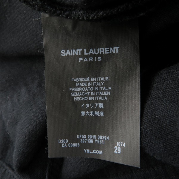 実際に弊社で買取させて頂いたSAINT LAURENT PARIS/サンローランパリ コーデュロイ スキニー パンツ 397136 Y931I/29の画像 4枚目