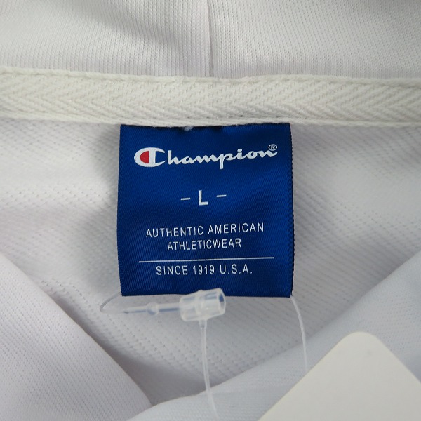 実際に弊社で買取させて頂いた 【未使用】Champion/チャンピオン プルオーバースウェットパーカー C3-SS111 Lの画像 2枚目