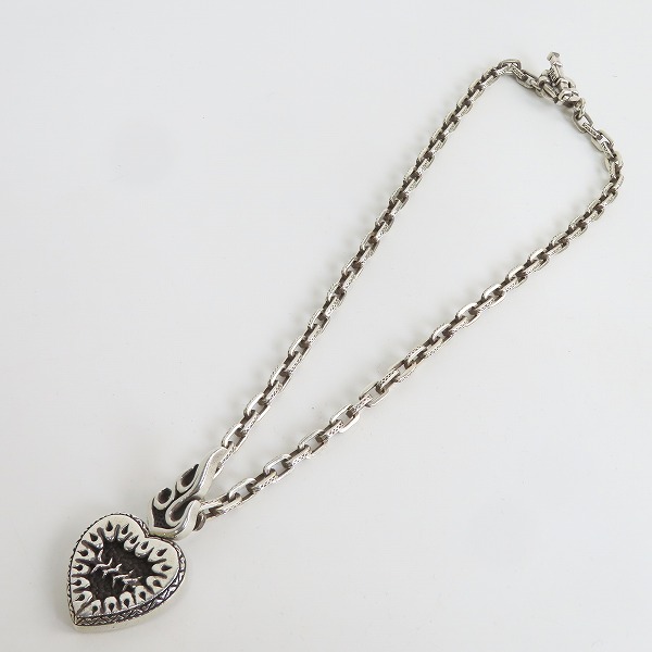 実際に弊社で買取させて頂いた【ギャラ付き】LEATHERS & TREASURES/レザーズアンドトレジャーズ ハート ペンダントの画像 6枚目