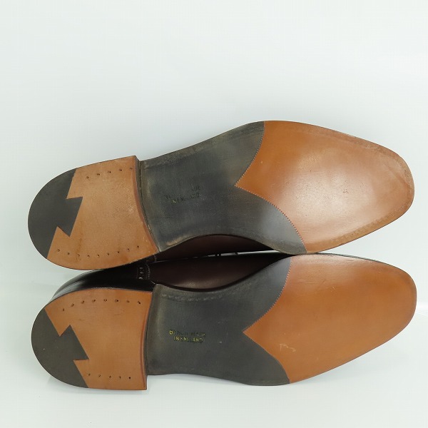 実際に弊社で買取させて頂いたJOSEPH CHEANEY/ジョセフチーニー セミブローグ ドレスシューズ/9の画像 2枚目