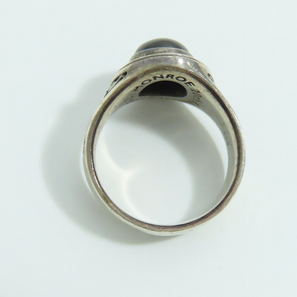 実際に弊社で買取させて頂いたDr MONROE/ドクターモンロー 20th カレッジリング シルバーリング SV925 19号の画像 5枚目
