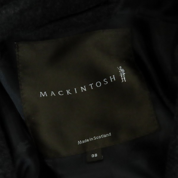 実際に弊社で買取させて頂いたMACKINTOSH/マッキントッシュ VM-SM-SM ウール コート 38の画像 3枚目