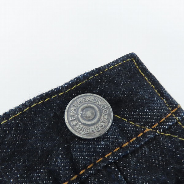 実際に弊社で買取させて頂いたTHE FLAT HEAD/フラットヘッド デニムパンツ/ストレートジーンズ/3009/W38L36の画像 6枚目