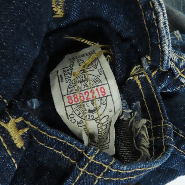 実際に弊社で買取させて頂いたLee×THE REAL McCOY’S/リー×リアルマッコイズ 50's復刻 デニムジャケット 101-J/34の画像 3枚目