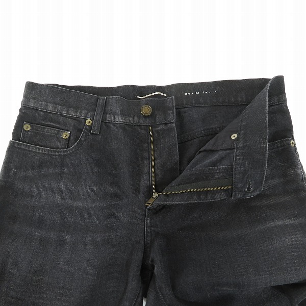 実際に弊社で買取させて頂いたSAINT LAURENT PARIS/サンローランパリ デニム スキニー パンツ 458562 Y869L/30の画像 2枚目