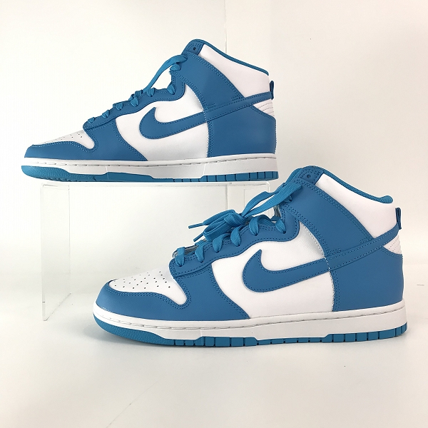 実際に弊社で買取させて頂いた【未使用】NIKE/ナイキ DUNK HI RETRO/ダンクハイ チャンピオンシップ ブルー DD1399-400/29の画像 3枚目