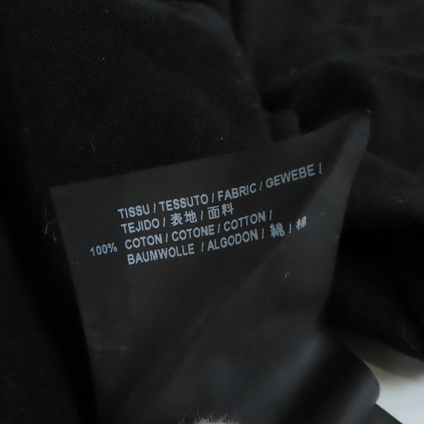 実際に弊社で買取させて頂いた【JPタグ】SAINT LAURENT PARIS/サンローラン・パリ 17AW リップ シガー ノースモーキング Tシャツ 482676 XSの画像 4枚目