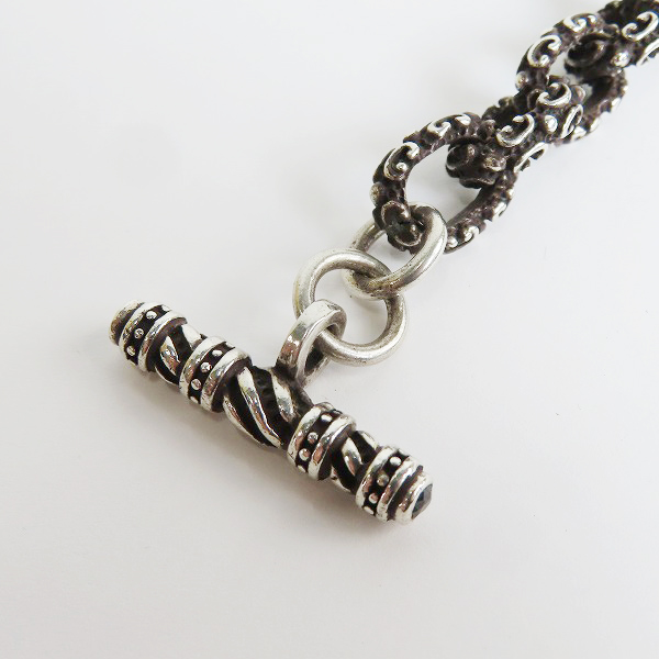 実際に弊社で買取させて頂いた【ギャラ付き】LEATHERS & TREASURES/レザーズアンドトレジャーズ flure de les chain breacelet/ブレスレットの画像 2枚目