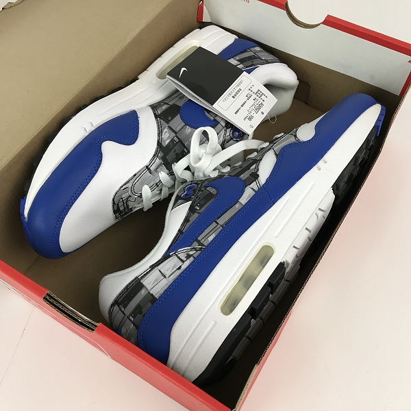 実際に弊社で買取させて頂いたNIKE×atmos/ナイキ×アトモス AIR MAX 1 PRNT/エアマックス1 プリント シューズ/スニーカー AQ0927-100/29.5の画像 8枚目