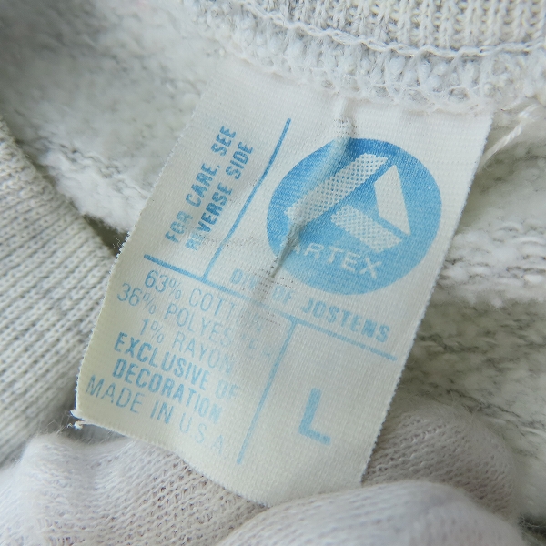 実際に弊社で買取させて頂いたVintage/ヴィンテージ ラグランスウェット スヌーピー OKINAWA Lの画像 2枚目