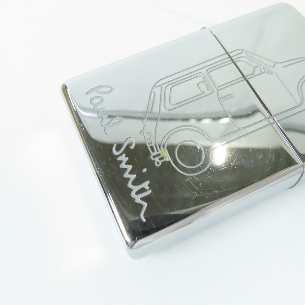 実際に弊社で買取させて頂いたZIPPO/ジッポー Paul Smith/ポール スミス 車/カー プリント 2016年製の画像 6枚目