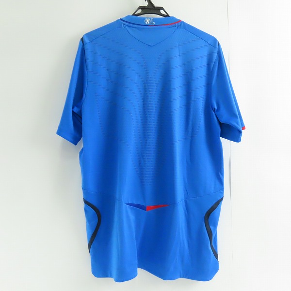 実際に弊社で買取させて頂いたOlympique Lyonnais/オリンピック・リヨン　UMBRO/アンブロ  サッカー  半袖ユニフォーム リーグアン ブルー メンズ XLの画像 1枚目