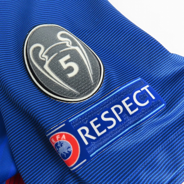 実際に弊社で買取させて頂いたNIKE/ナイキ FCバルセロナ 16/17シーズン レプリカユニフォーム 優勝ワッペン付き #10 メッシ L の画像 5枚目