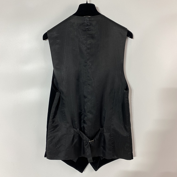 実際に弊社で買取させて頂いたDOLCE&GABBANA/ドルチェ＆ガッバーナ/ドルガバ ベロア ベスト ジレ 44の画像 1枚目