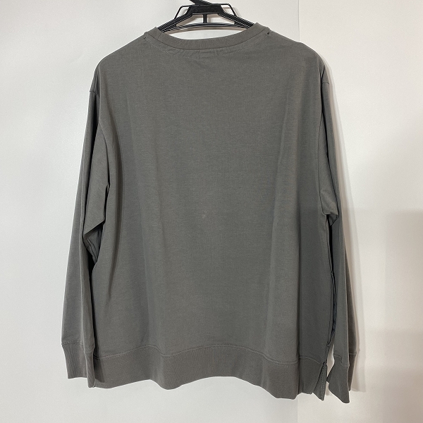 実際に弊社で買取させて頂いたNUMBER NINE/ナンバーナイン 無地 長袖 スウェット/トレーナー グレー/2の画像 1枚目