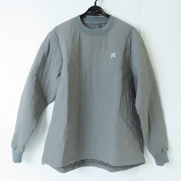実際に弊社で買取させて頂いた【未使用】uniform experiment/ユニフォームエクスペリメント QUILTING PULLOVER SMOCK ナイロンスウェット UE-212010/3