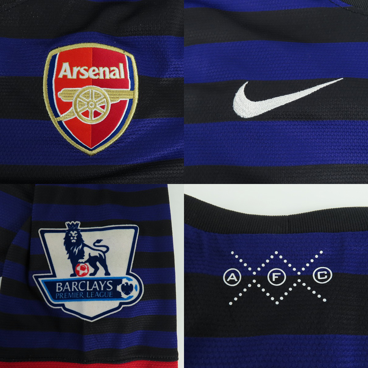 実際に弊社で買取させて頂いたNIKE/ナイキ アーセナル 12/13 アウェイ ユニフォーム #10 ウィルシャー 479304-547 Sの画像 6枚目