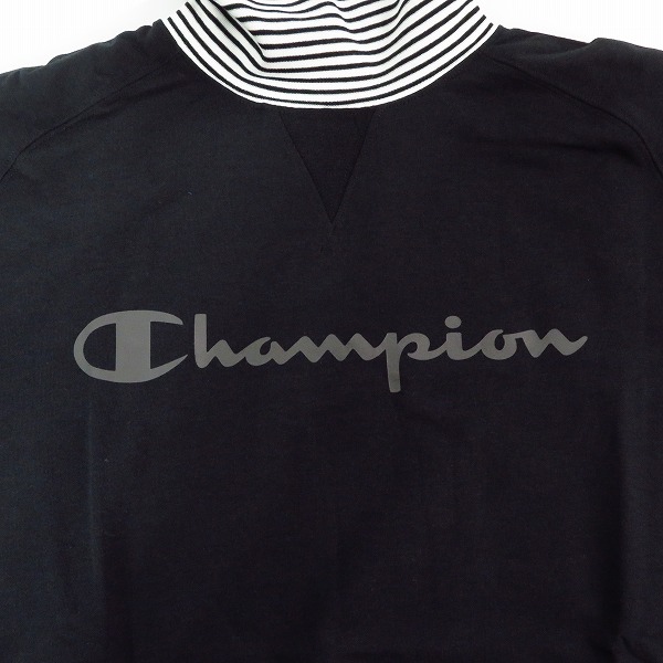 実際に弊社で買取させて頂いた【未使用】Champion/チャンピオン レディース ゴルフ ボーダータートル長袖カットソー CW-SG407 Lの画像 4枚目