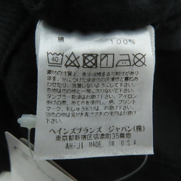 実際に弊社で買取させて頂いた【未使用】Champion/チャンピオン Tシャツ ブラック USA製 Mの画像 3枚目