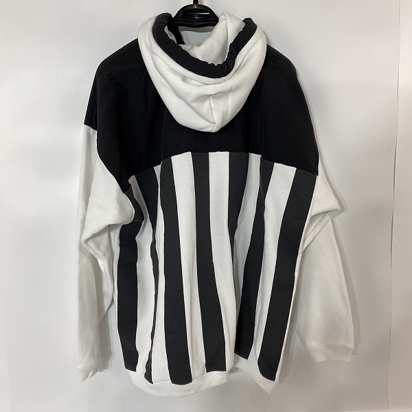 実際に弊社で買取させて頂いたDESCENDANT/ディセンダント クジラロゴ ストライプ ハーフボタン パーカー/3の画像 1枚目